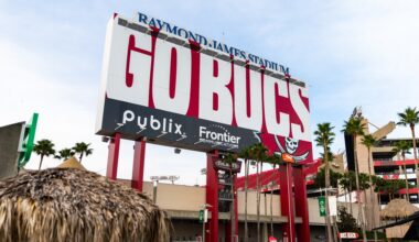 Tampa police officer injured after being hit by oncoming vehicle outside Raymond James Stadium: TPD