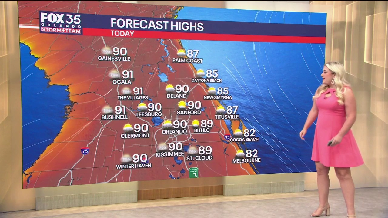 Orlando AM Weather Forecast: High temps before cooldown 