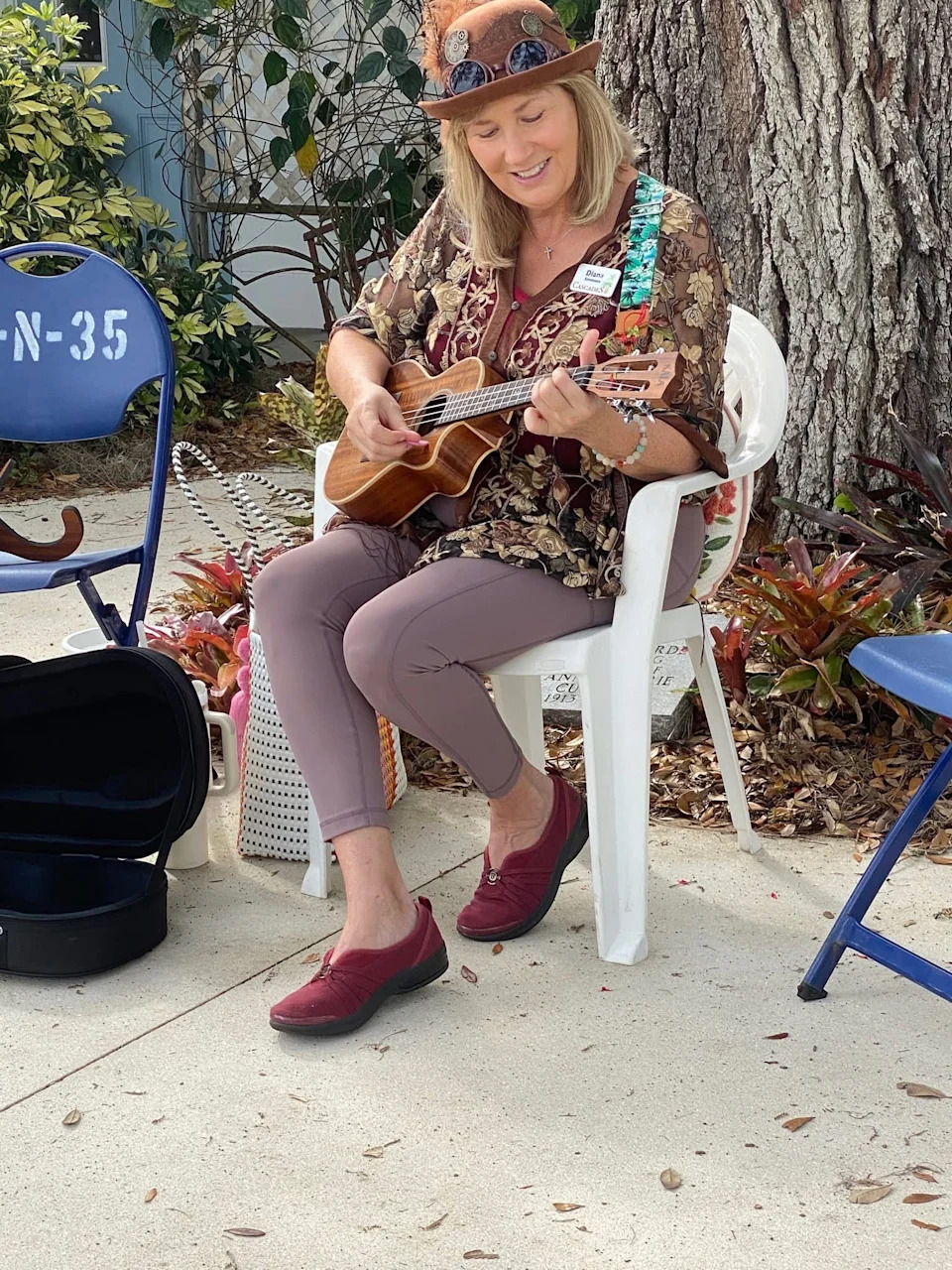 Diana Simmons will play the ukulele at the March 14 festival.