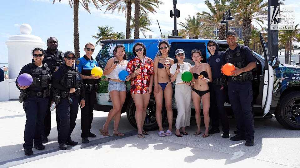 Spring breakers in Fort Lauderdale, Florida