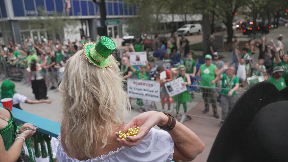 Thousands turn out for Tampa’s 31st annual Rough Riders St. Patrick’s Parade