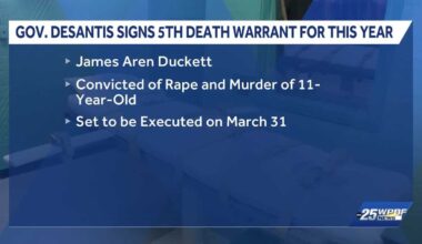 Florida police officer to be executed for 1987 murder of 11-year-old girl