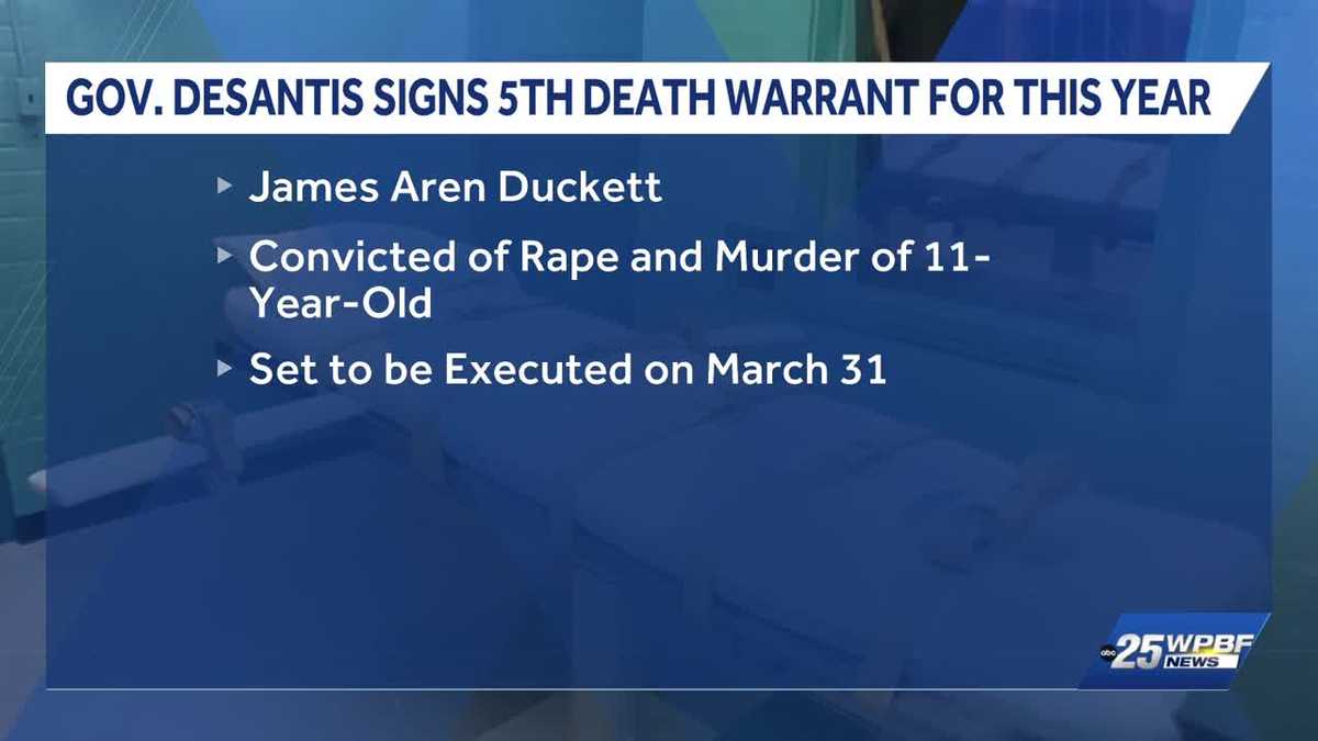 Florida police officer to be executed for 1987 murder of 11-year-old girl