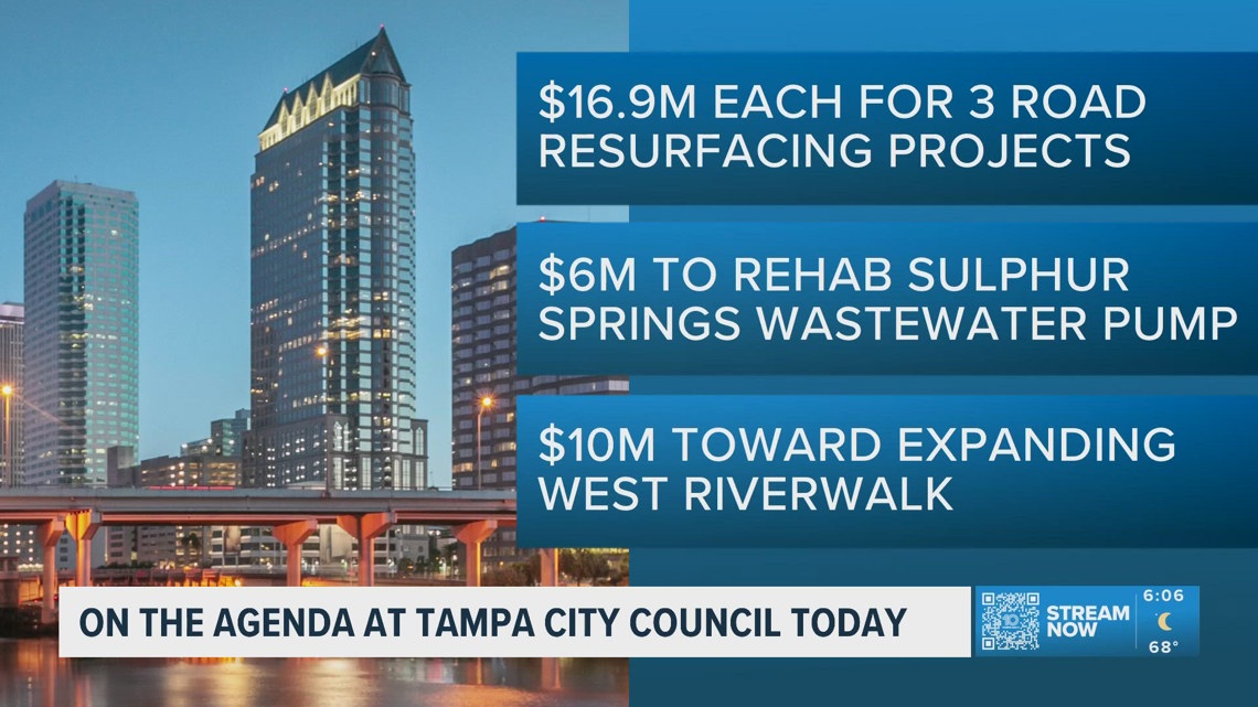Notable agenda items at the Tampa City Council on Thursday