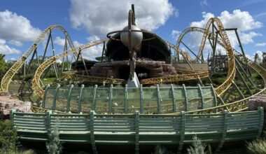 Stardust Racers at Universal Orlando's Epic Universe theme park. (Spectrum News/Mark Boxley)