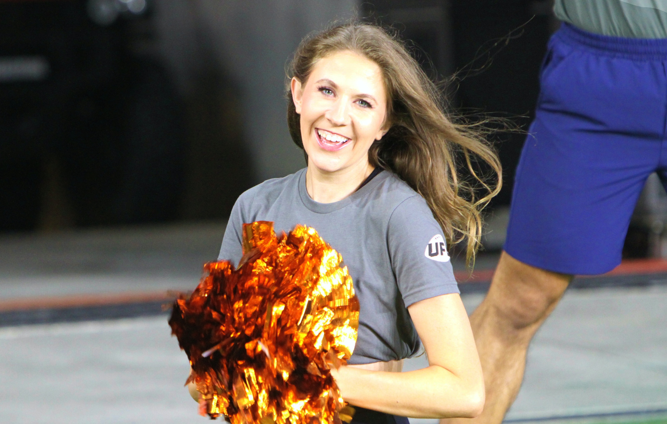 Orlando Storm cheerleader during the Orlando Storm's debut UFL game...