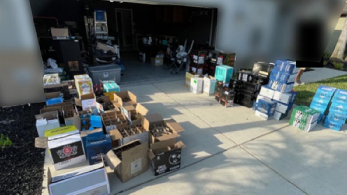 Tampa warehouse workers accused of stealing $75K worth of liquor in theft scheme