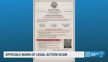 Florida leaders warn of scam citing outstanding traffic, toll violations
