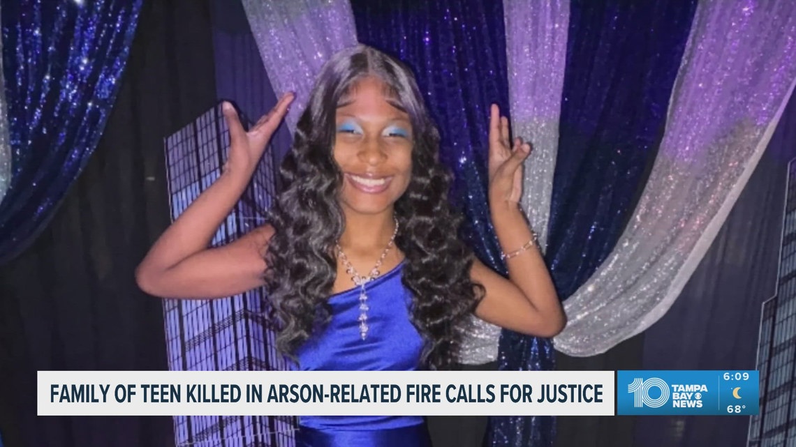 Family of the teen killed in St. Petersburg arson calls for justice