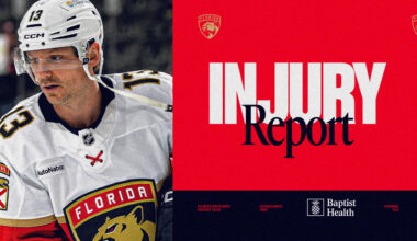 INJURY: Reinhart dealing with ‘more than one thing,’ will not travel with Panthers