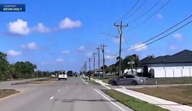 Driver caught on dashcam running stop sign in Cape Coral, raising safety concerns
