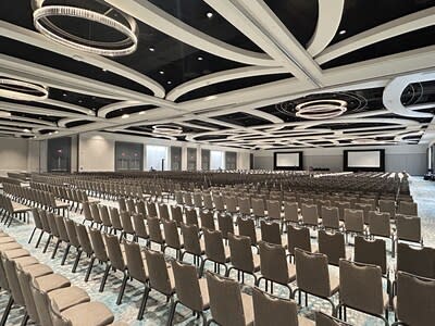 Redesigned Grand Ballroom at Orlando World Center Marriott