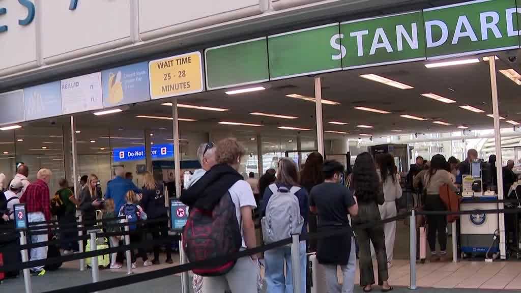 TSA wait times at MCO, weather impacts Orlando International Airport