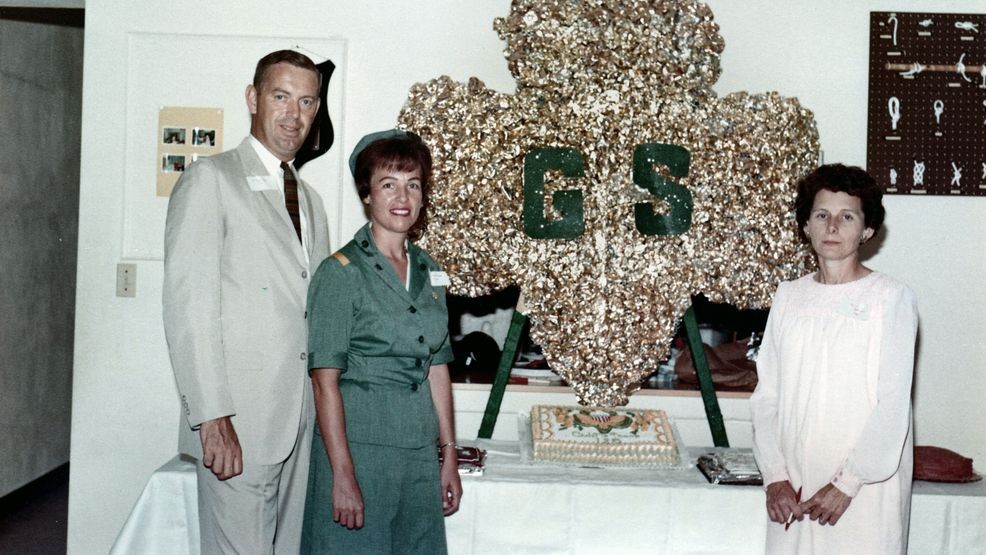 95-year-old Lake Worth woman honored with Girl Scouts Lifetime Service Award. (Girl Scouts of Southeast Florida){ }{p}{/p}