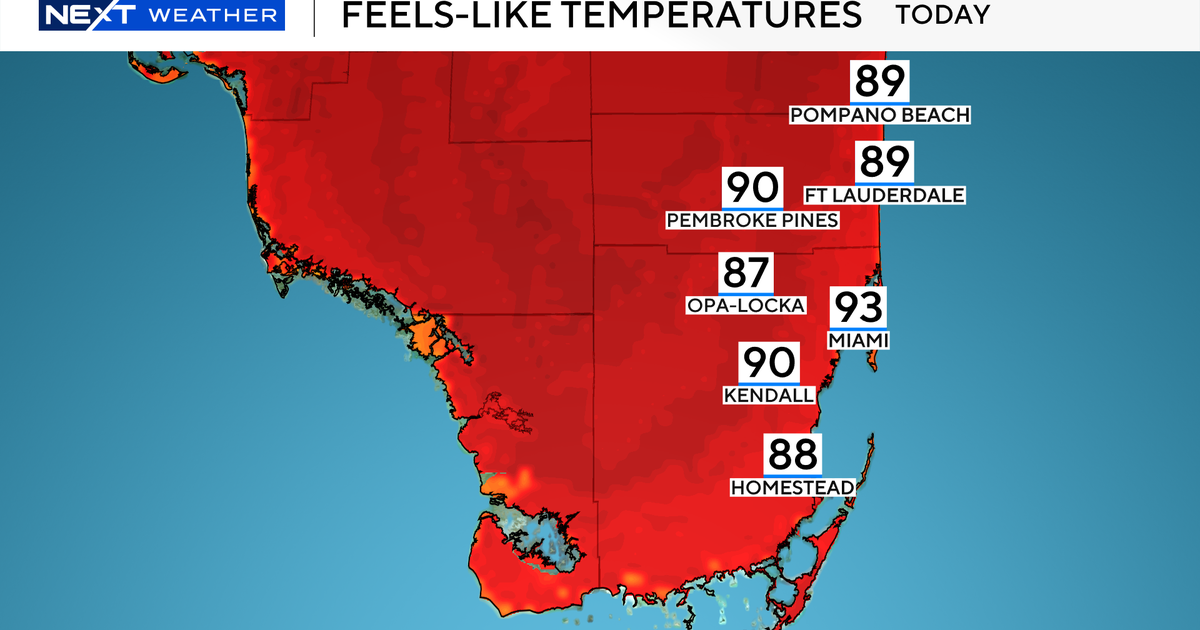 Record heat, showers possible in South Florida Thursday ahead of wet weekend