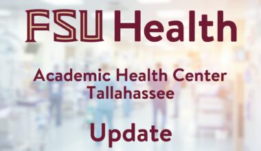 FSU Health Academic Center Tallahassee Update graphic
