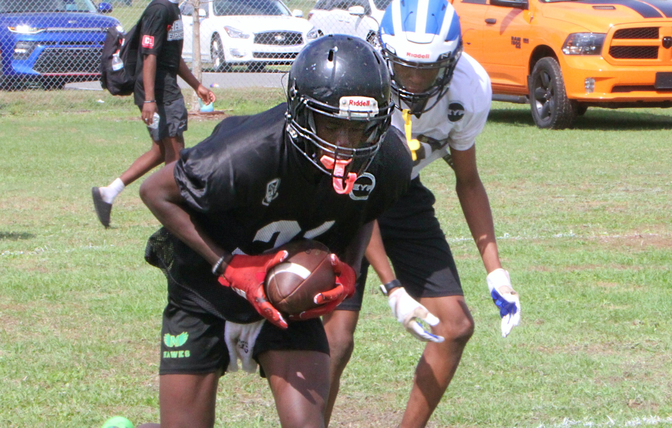 Lake Minneola 2027 defensive back Garrison Lubin at the Real...