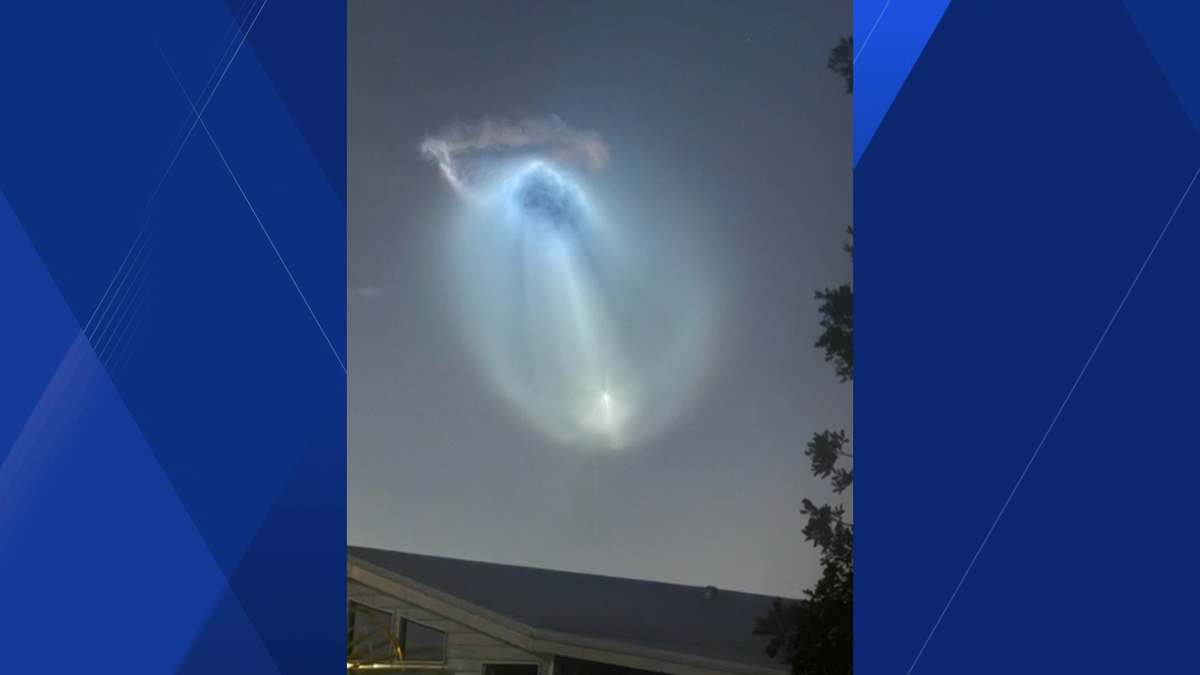 SpaceX rocket creates 'Space Jellyfish' phenomenon during Florida launch
