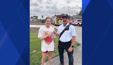 Cape Coral firefighters rescue pets from house fire, neighbor assists