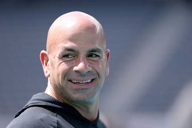 Fanatics Flag Football Classic - Practice and Press Conferences LOS ANGELES, CALIFORNIA - MARCH 20: Robert Saleh attends the Practice during the Fanatics Flag Football Classic at BMO Stadium on March 20, 2026 in Los Angeles, California. (Photo by Kevin C. Cox/Getty Images for OBB Media - FANATICS STUDIOS)