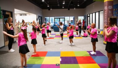 Kids playing in classroom