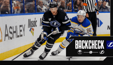 The Backcheck: Slow start topples Bolts against Sabres