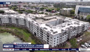 Crumbling complex forces people from homes, authorities say