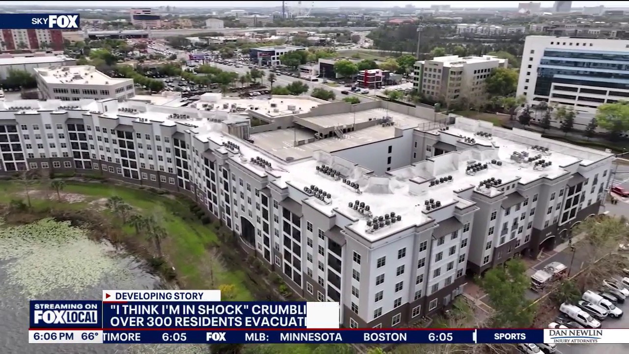 Crumbling complex forces people from homes, authorities say