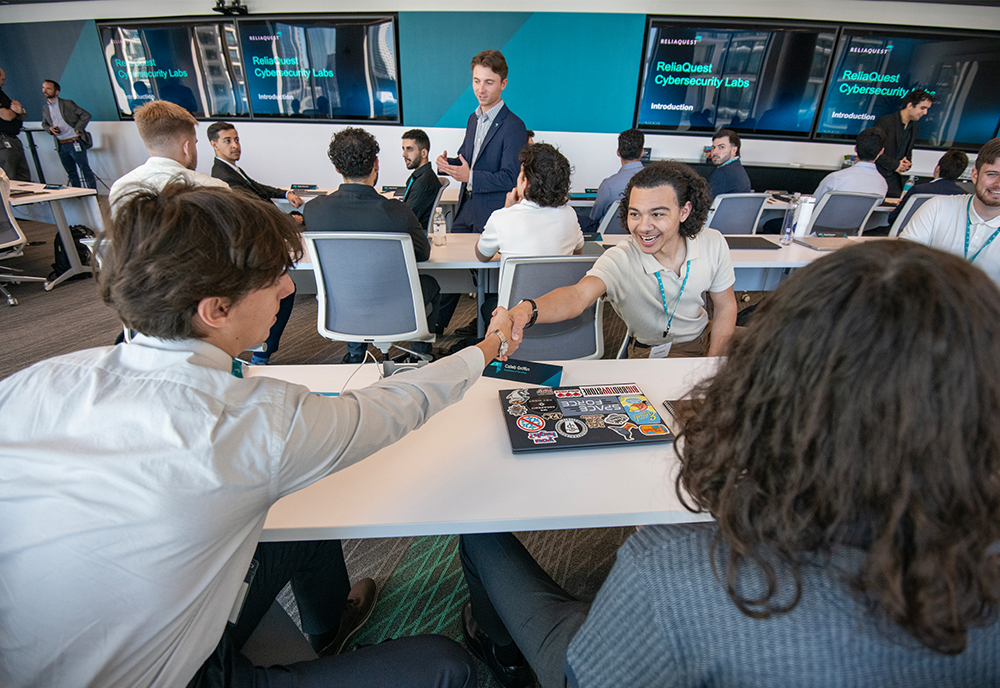 Students in the reliaquest program