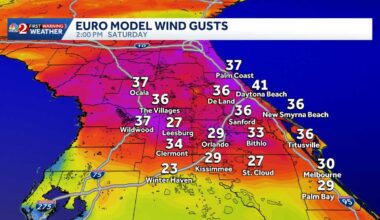 Strong winds, rough surf in Central Florida this weekend