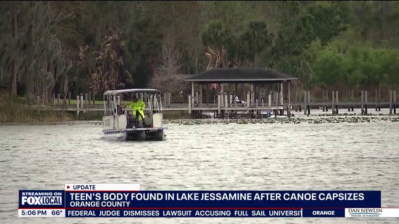 Teen found dead after canoe capsizes in Orlando lake
