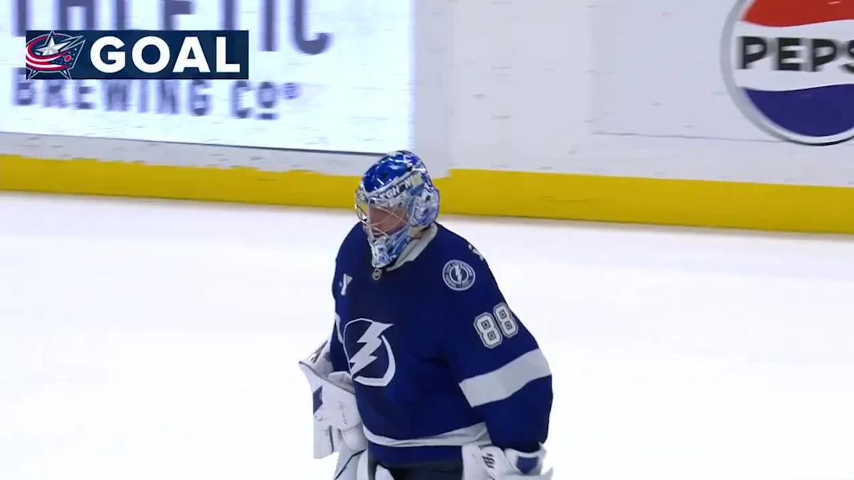 Dante Fabbro with a Goal vs. Tampa Bay Lightning