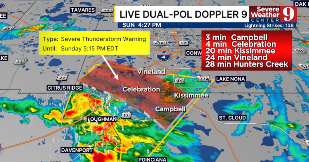 Severe storms impacting parts of Central Florida – WFTV