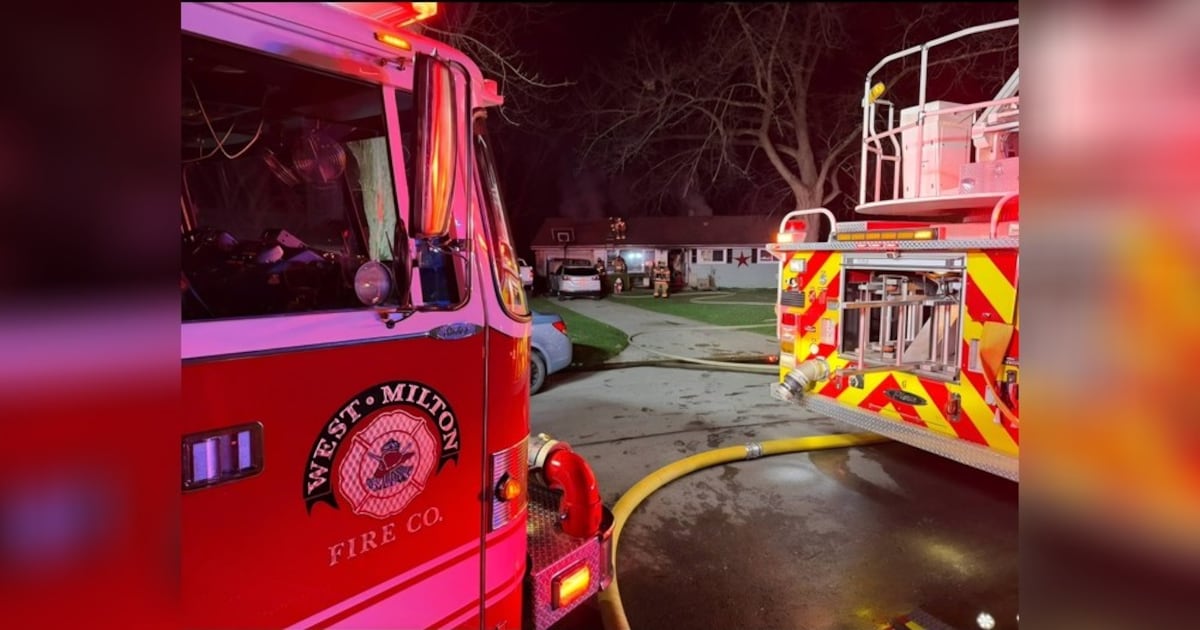 No injuries reported after house fire in Miami County – WHIO TV 7 and WHIO Radio