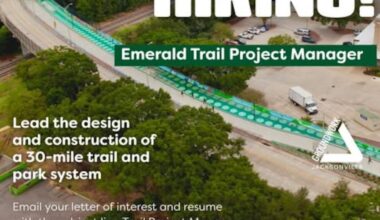 Groundwork Jacksonville hiring project manager to lead Emerald Trail design and construction – Action News Jax