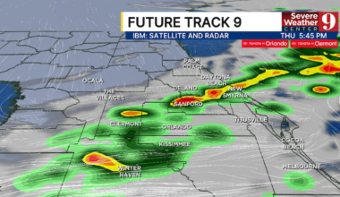 Central Florida weather: Storms and rain arrive Thursday