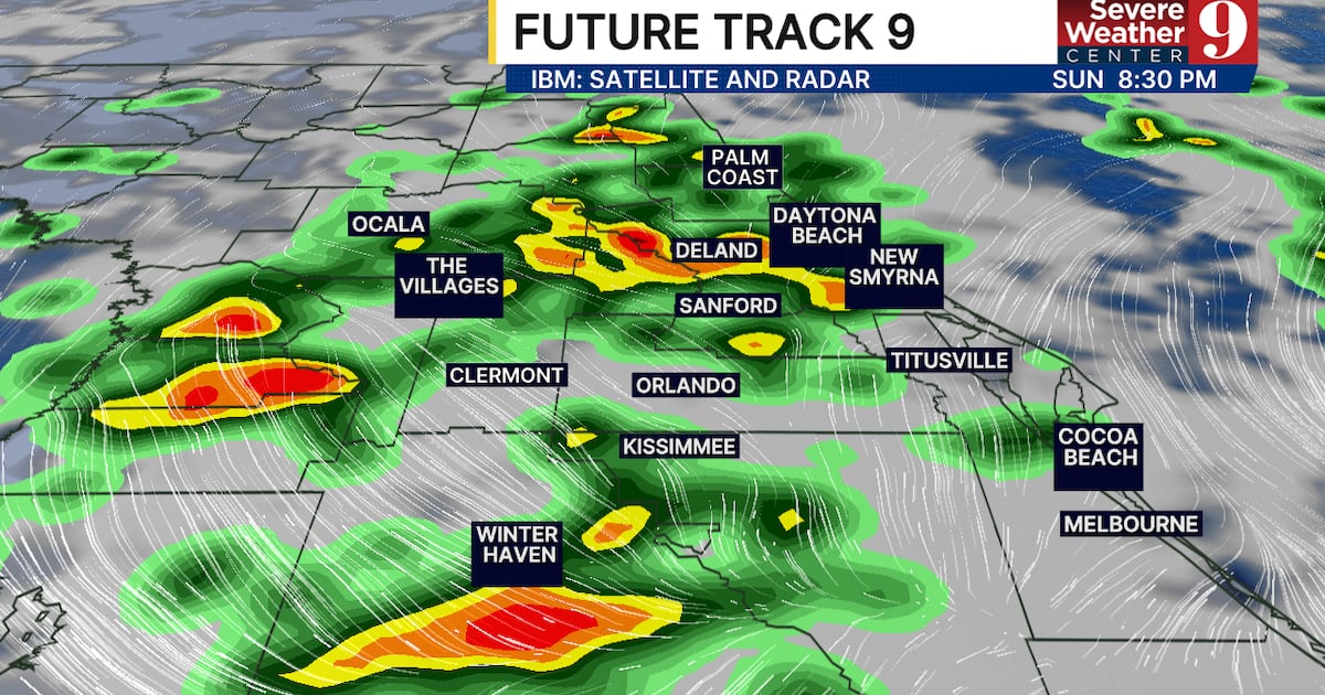 Severe storms possible for Central Florida Sunday