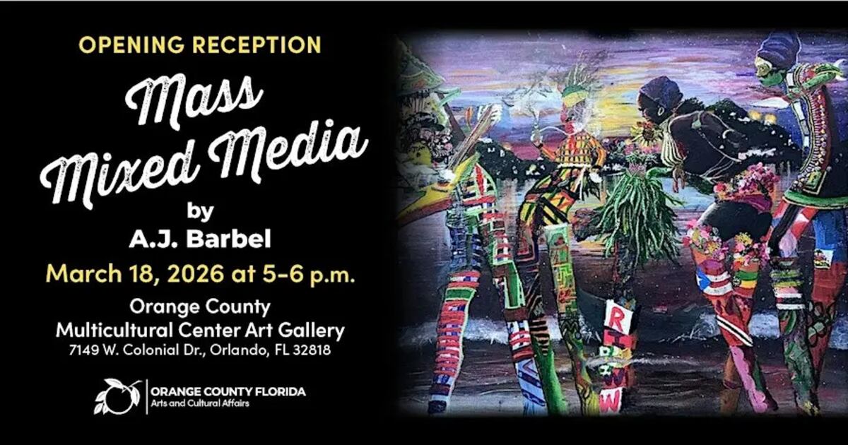 Free art exhibition “Mass Mixed Media” on display in Orlando – WFTV