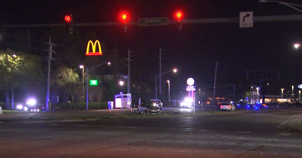 Fatal crash closes all southbound lanes on Blanding Boulevard at Collins Road – Action News Jax