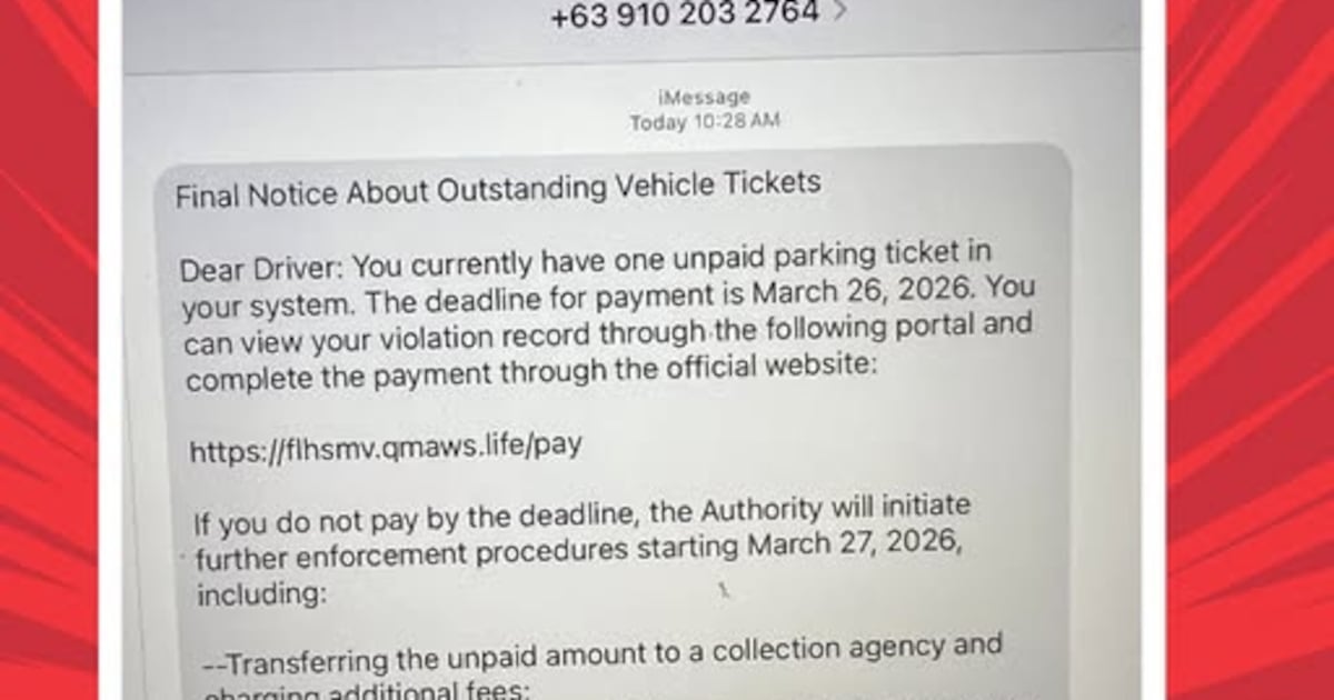 Jacksonville Beach police warn of parking ticket text message scam – Action News Jax