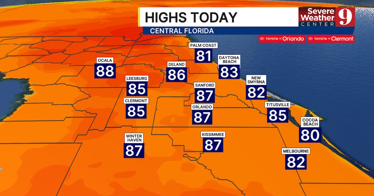 Central Florida forecast: Strong winds, rain this weekend