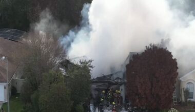 House fire rages in south Orange County, Orlando