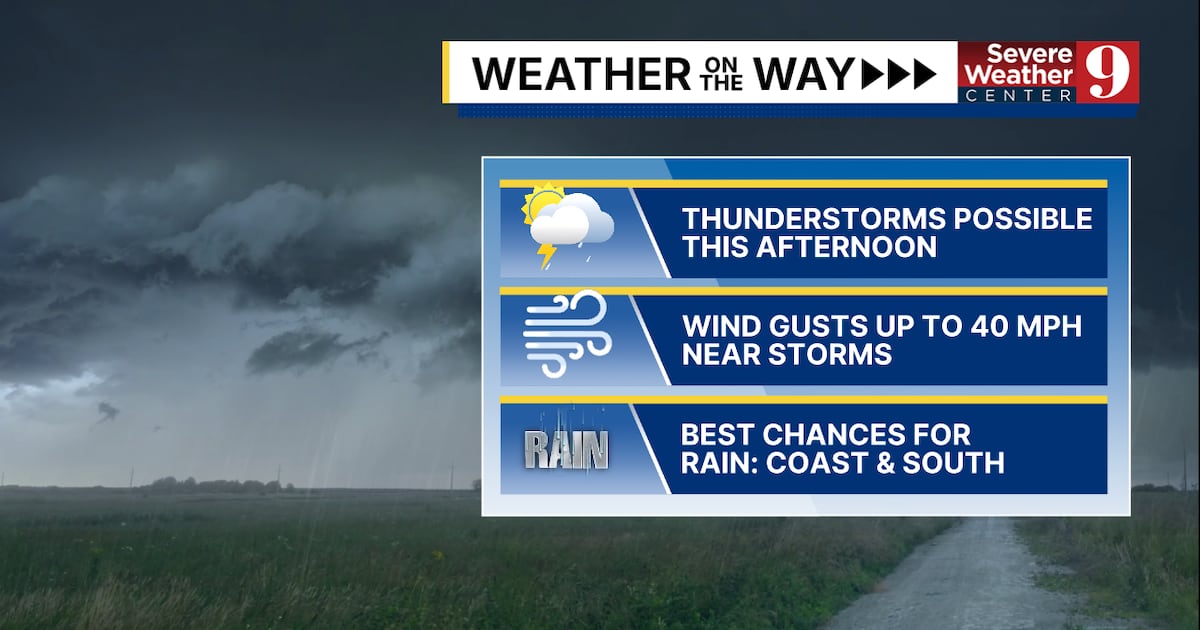 Central Florida forecast: Storm chances rise Tuesday