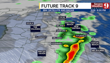 Central Florida braces for afternoon thunderstorms