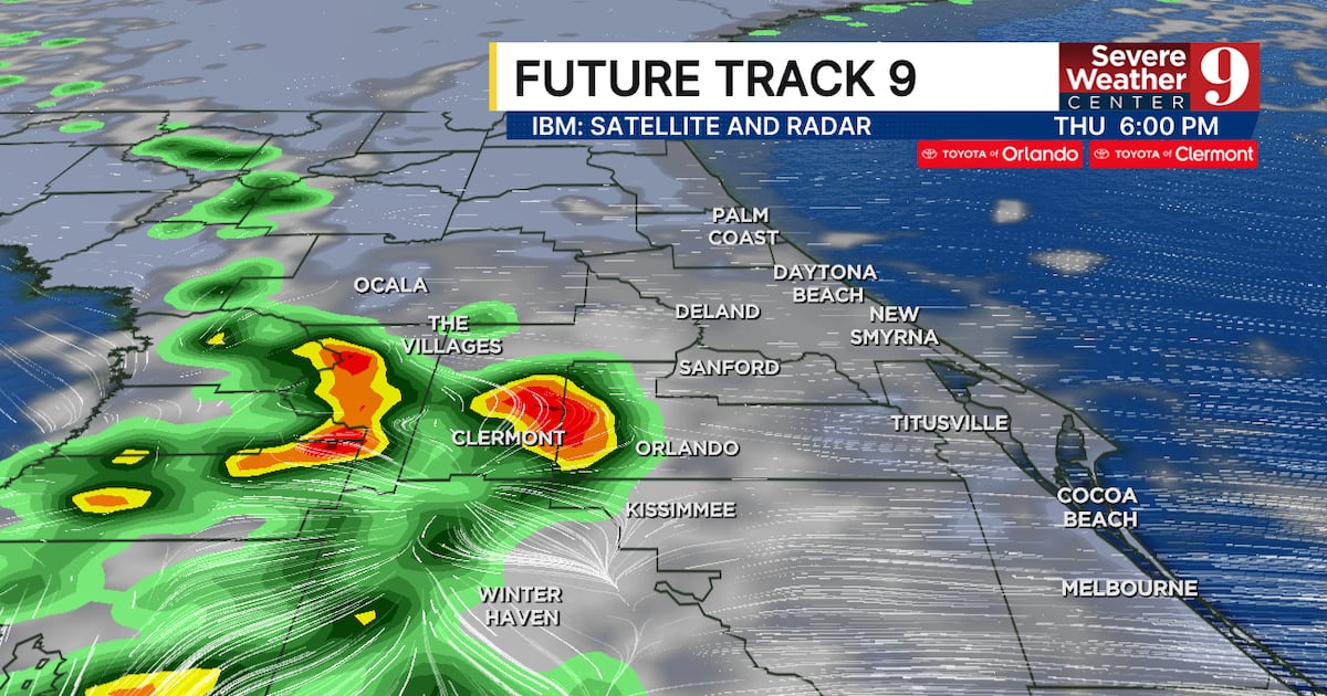 Summer-like weather in Central Florida, showers ahead