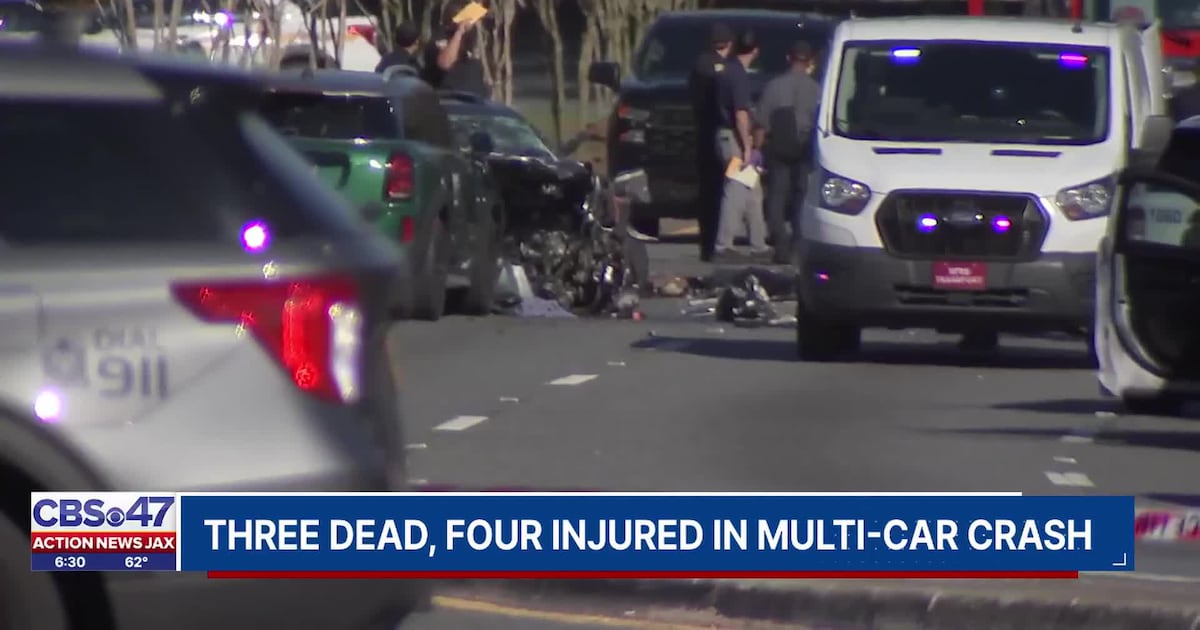 Multi-vehicle crash on Atlantic Boulevard leaves three dead, four hospitalized – Action News Jax