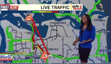 Lanes on Dames Point Bridge, Blanding Blvd. blocked – Action News Jax