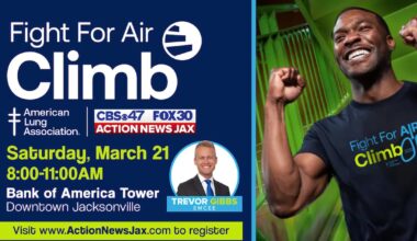Join First Alert Meteorologist Trevor Gibbs at the Fight For Air Climb in Jacksonville – Action News Jax