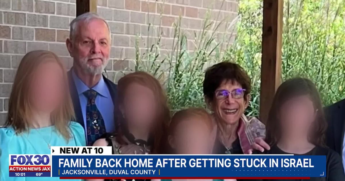 Jacksonville couple returns home after being stranded in Israel amid escalating conflict – Action News Jax