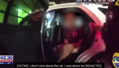 JSO officers return baby to mother after man steals a running car – Action News Jax